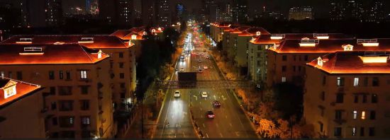 上海四平路景观照明提升项目完成来看现场图(图4)